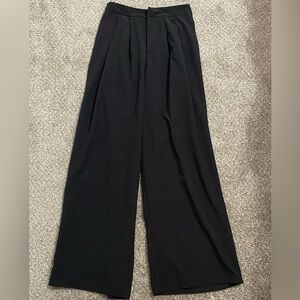 SHEIN Black Wide-Leg Women's Pants